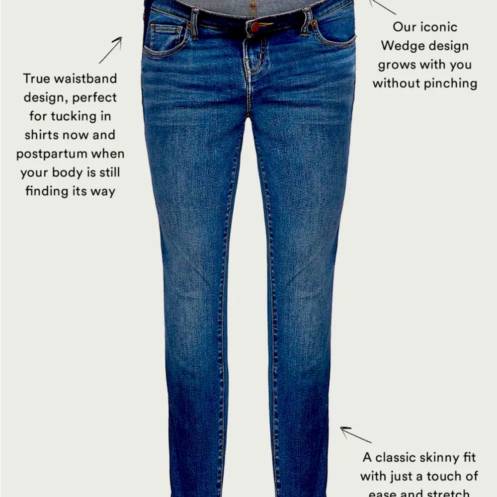 HATCH MATERNITY JEANS 🤗 best purchase I’ve ever made! Original price $198